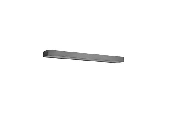 LED-Wandleuchte Rocco - Aluminium - Schwarz - Breite: 60 cm