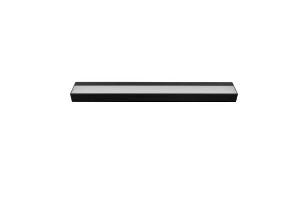 LED-Wandleuchte Rocco - Aluminium - Schwarz - Breite: 60 cm
