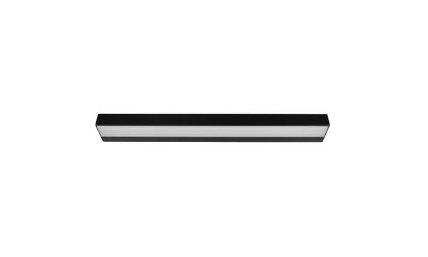 LED-Wandleuchte Rocco - Aluminium - Schwarz - Breite: 60 cm
