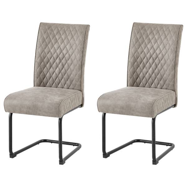 Schwingstuhl Volland 2er-Set - Taupe
