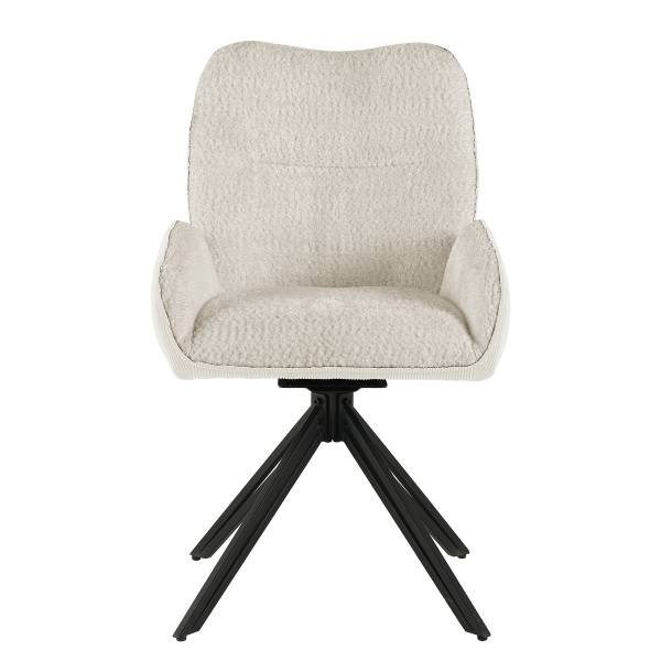 Drehbarer Polsterstuhl STANCELL 2er-Set - Beige