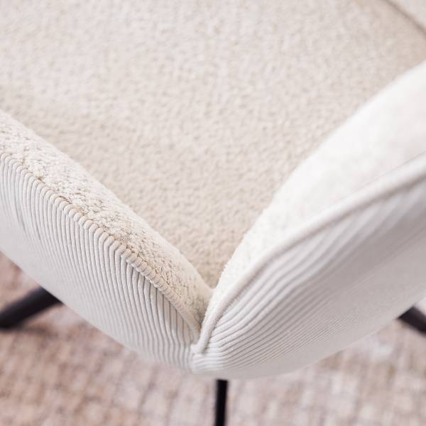 Drehbarer Polsterstuhl STANCELL 2er-Set - Beige