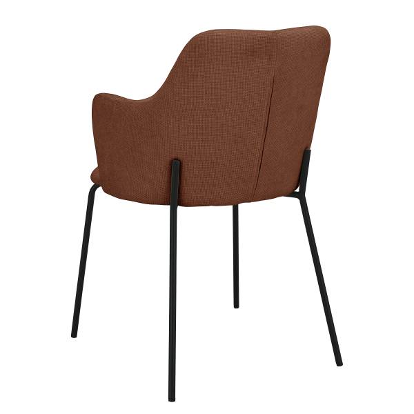 Armlehnenstuhl BECOLLA 2er-Set - Rostbraun