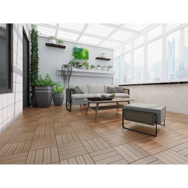Terrassenfliese Thish 11er-Set - Braun