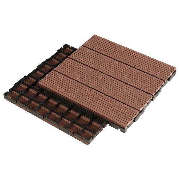 Terrassenfliese Thish 11er-Set - Braun