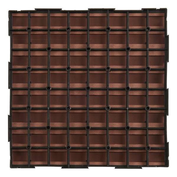Terrassenfliese Thish 11er-Set - Braun