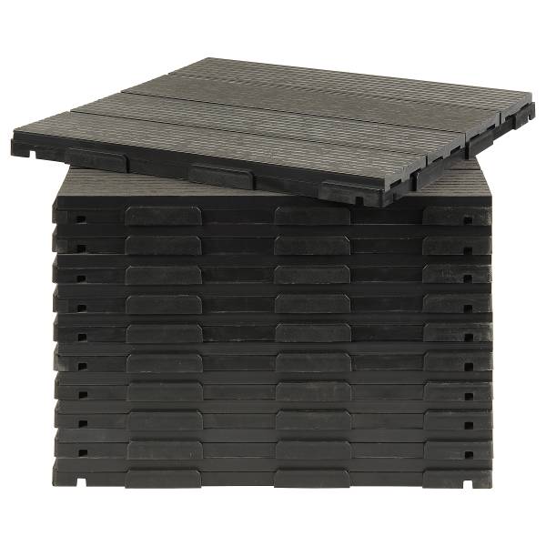 Terrassenfliese Thish 11er-Set - Grau