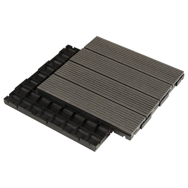 Terrassenfliese Thish 11er-Set - Grau
