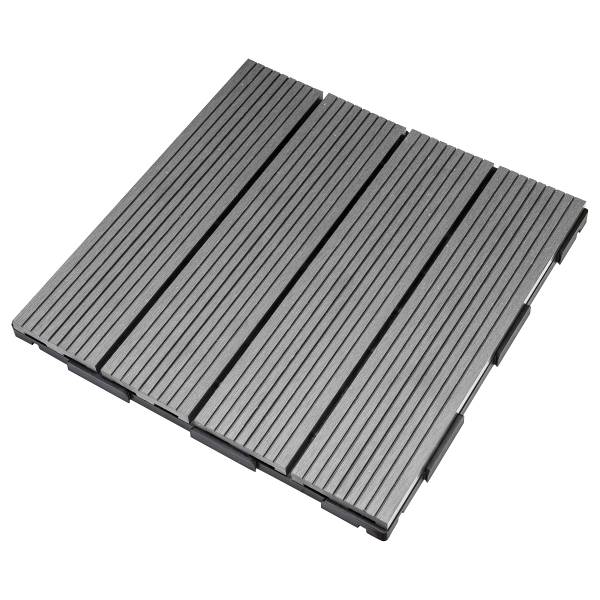 Terrassenfliese Thish 11er-Set - Grau
