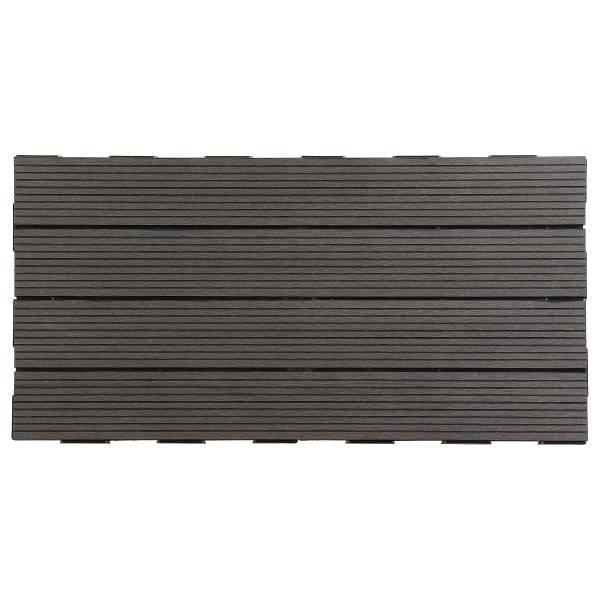 Terrassenfliese Thish 6er-Set - Grau