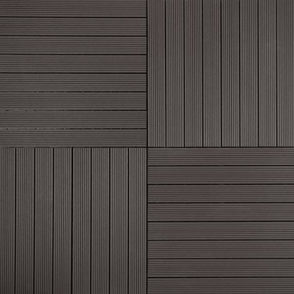 Terrassenfliese Thish 6er-Set - Grau