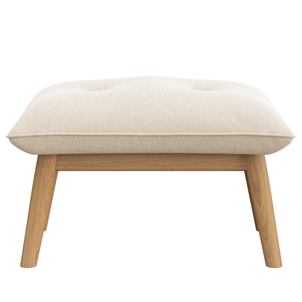 Polsterhocker ENYO - Webstoff Saia: Beige