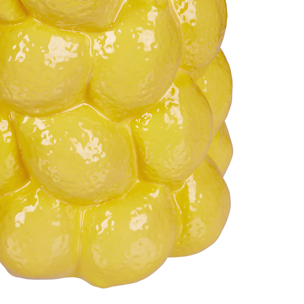 Vase LEMON - Dolomit - Gelb