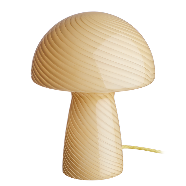 Tischleuchte FUNGI TOWN - Farbglas - Gelb
