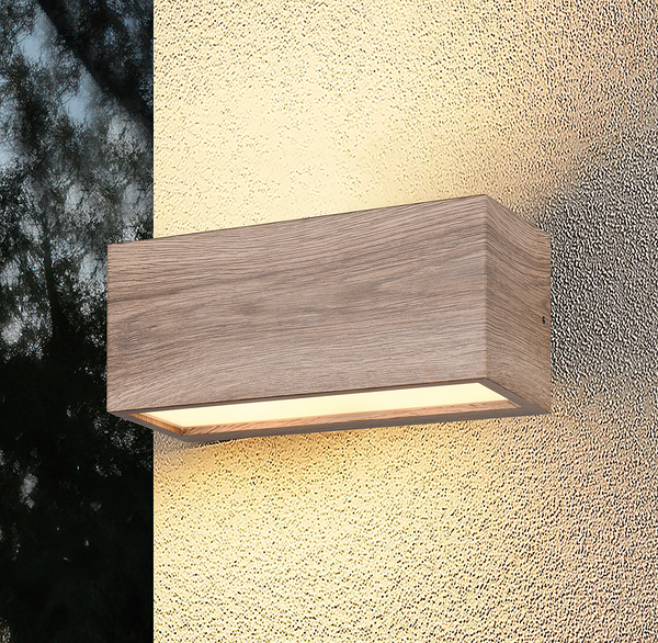 Wandleuchte Mayenne - Aluminiumguss - Beige