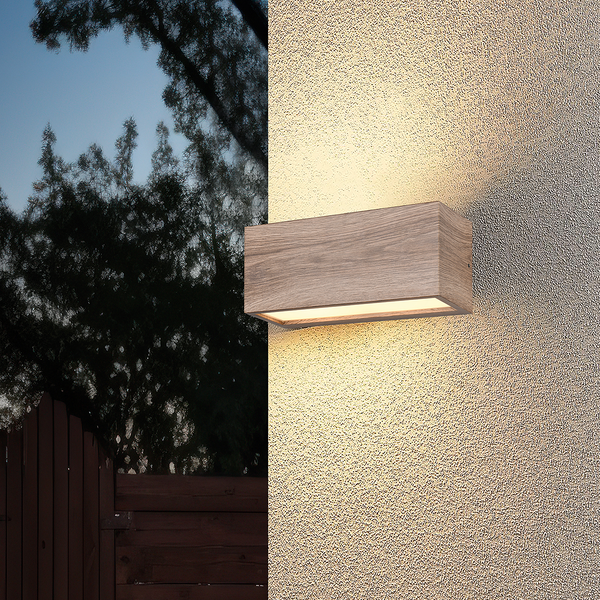 Wandleuchte Mayenne - Aluminiumguss - Beige