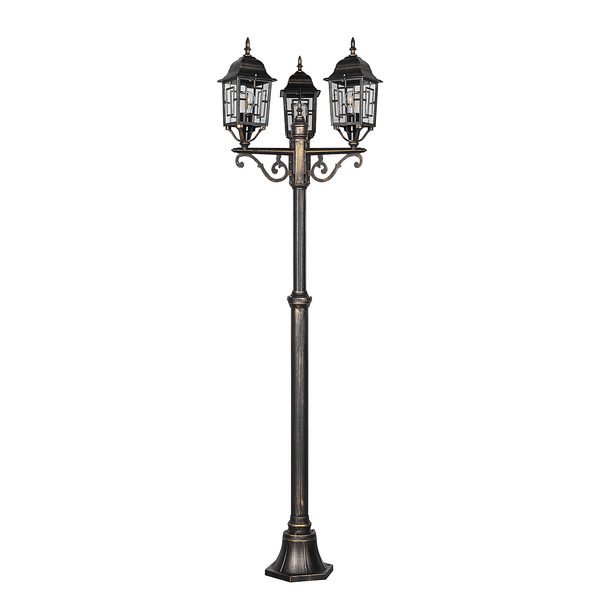 Wegeleuchte Volturno Typ B - Aluminiumguss - Rostbraun