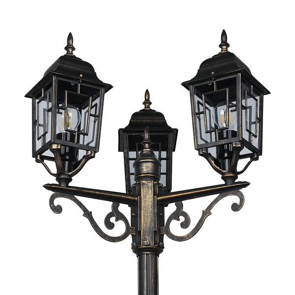 Wegeleuchte Volturno Typ B - Aluminiumguss - Rostbraun