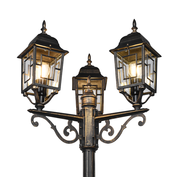 Wegeleuchte Volturno Typ B - Aluminiumguss - Rostbraun