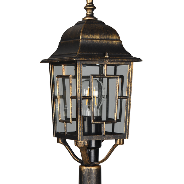 Wegeleuchte Volturno Typ B - Aluminiumguss - Rostbraun