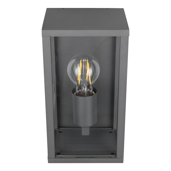 Wandleuchte Garonne - Aluminiumguss - Anthrazit
