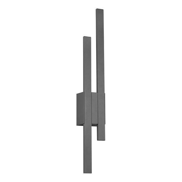 Wandleuchte Tawa - Aluminiumguss - Anthrazit