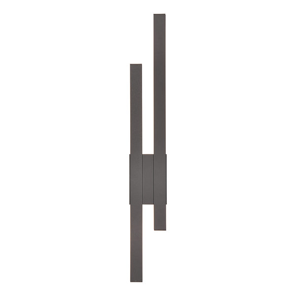 Wandleuchte Tawa - Aluminiumguss - Anthrazit