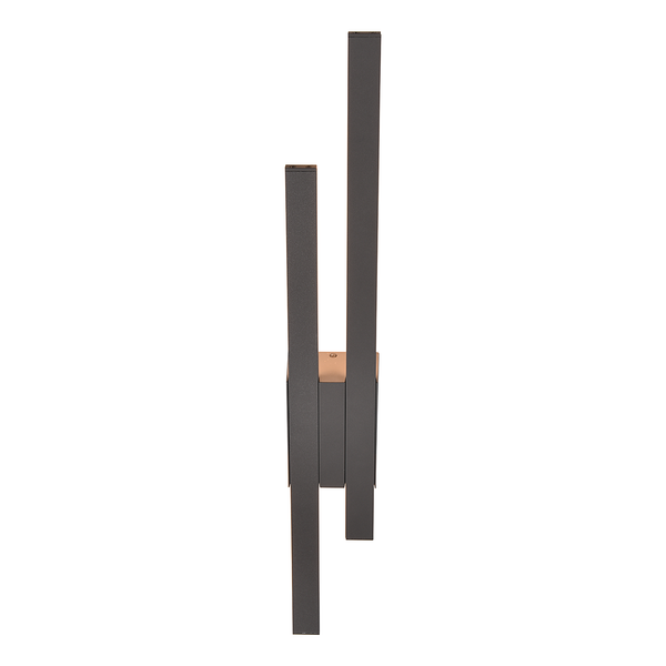 Wandleuchte Tawa - Aluminiumguss - Anthrazit