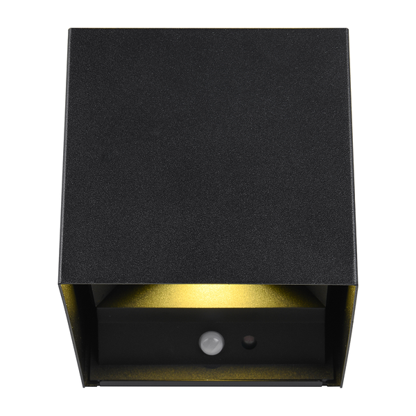 Wandleuchte Talent Typ A - Stahl / ABS - Schwarz - Schwarz