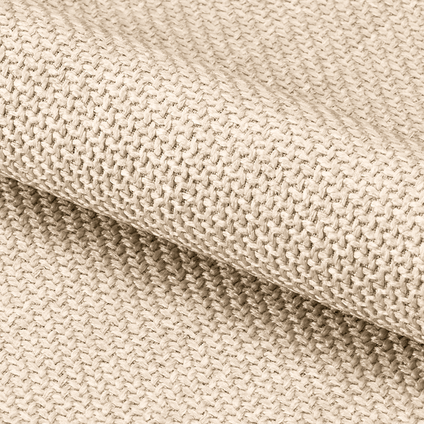 Armlehnenstuhl MAYBEE 2er-Set - Webstoff / Stahl - Beige