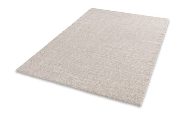 Hochflorteppich Amaze Uni - Polyester - Sand - 140 x 200 cm