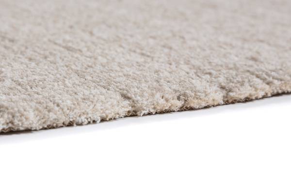 Hochflorteppich Amaze Uni - Polyester - Sand - 140 x 200 cm