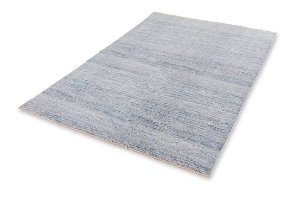 Kurzflorteppich Charme - Polyester - Hellblau - 80 x 150 cm