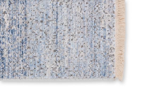 Kurzflorteppich Charme - Polyester - Hellblau - 80 x 150 cm