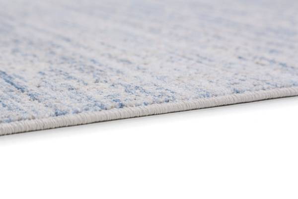 Kurzflorteppich Charme - Polyester - Hellblau - 80 x 150 cm