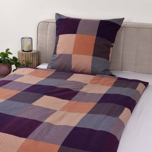Flanell-Bettwäsche Tom Tailor Typ C - Baumwolle - Multicolor - 135 x 200 cm