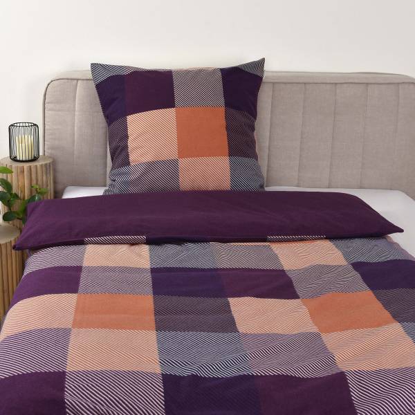 Flanell-Bettwäsche Tom Tailor Typ C - Baumwolle - Multicolor - 135 x 200 cm