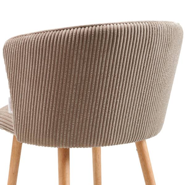 Polsterstuhl KYTTERNE 2er Set - Taupe