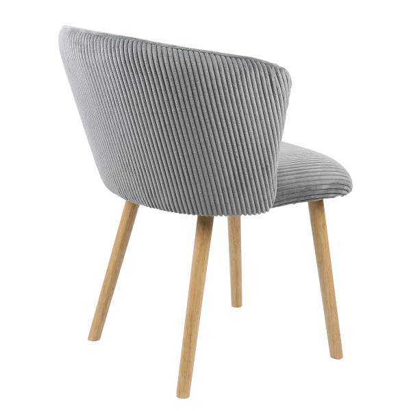 Polsterstuhl KYTTERNE 2er Set - Grau
