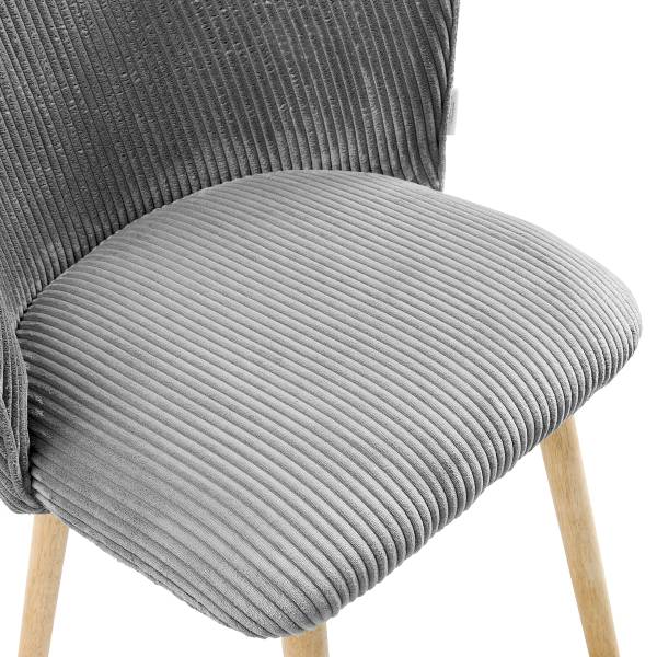 Polsterstuhl KYTTERNE 2er Set - Grau
