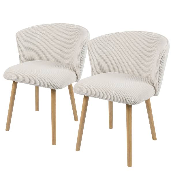 Polsterstuhl KYTTERNE 2er Set - Beige