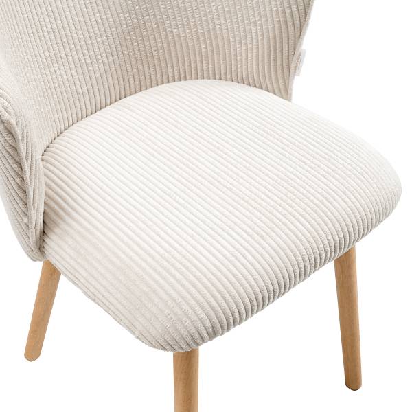 Polsterstuhl KYTTERNE 2er Set - Beige