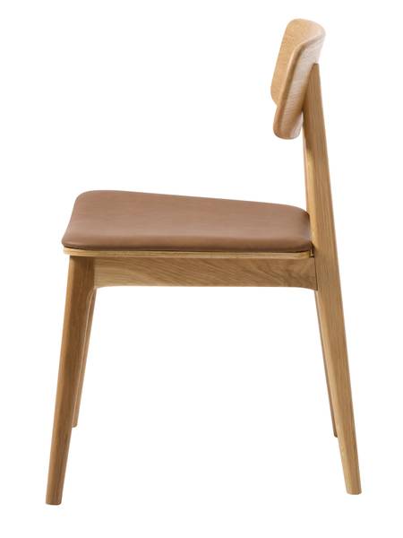 Esszimmerstuhl Steyne 2er Set - Eiche massiv - Braun
