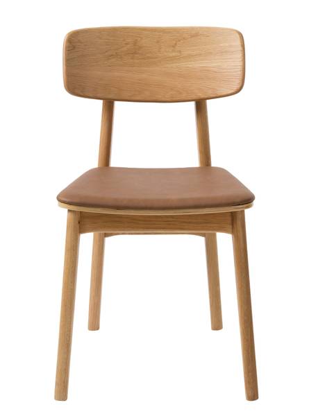 Esszimmerstuhl Steyne 2er Set - Eiche massiv - Braun