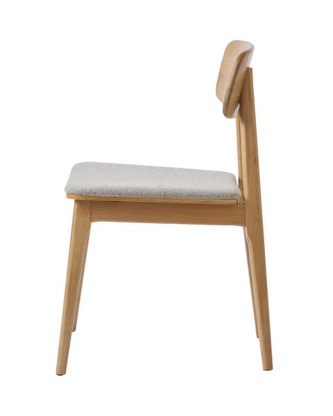 Esszimmerstuhl Steyne 2er Set - Eiche massiv - Sand