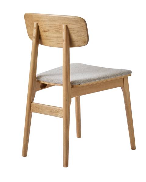 Esszimmerstuhl Steyne 2er Set - Eiche massiv - Sand