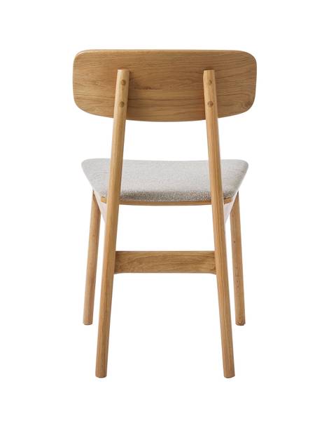 Esszimmerstuhl Steyne 2er Set - Eiche massiv - Sand