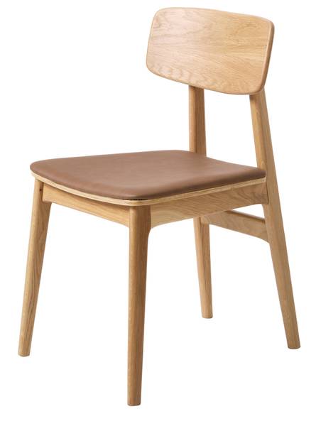 Esszimmerstuhl Steyne 2er Set - Eiche massiv - Sand