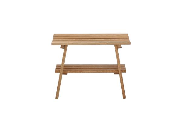 Massive Garderobenbank Woods Cross Typ B - Eiche - Breite: 60 cm
