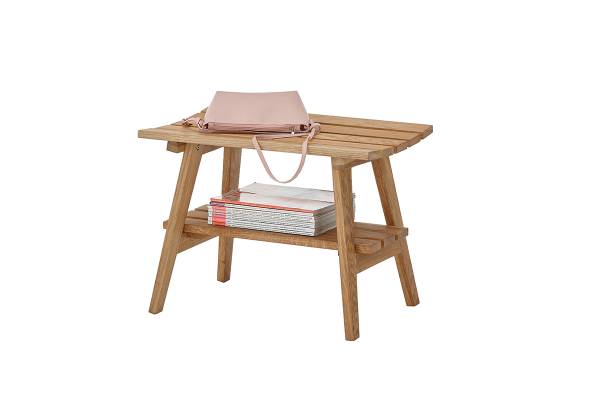 Massive Garderobenbank Woods Cross Typ B - Eiche - Breite: 60 cm